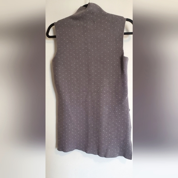 Small Nanette Lepore Wool Tank Sweater Vest Grey - Picture 2 of 4